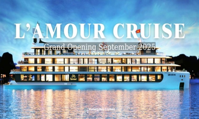L’amour Cruise Halong to Celebrate Grand Opening this September 2025