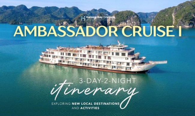 New 3-Day Halong Bay Cruise on Ambassador I Launches January 2026