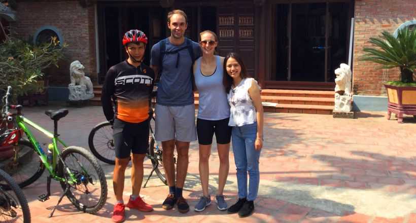 Cycling to Traditional Handicraft Village from hanoi