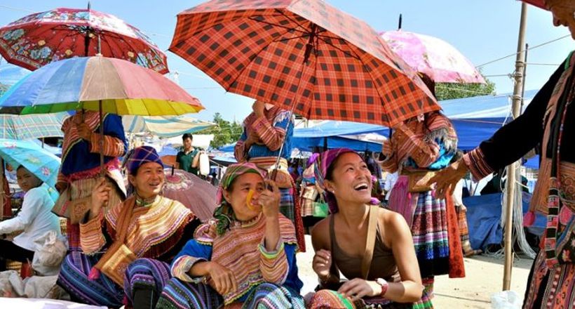 Sapa Trekking and Ethnic Colorful Market